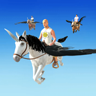 Flying Unicorn Racing 3D ikona