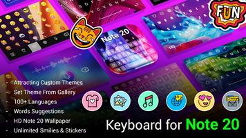 Keyboard for Galaxy Note 20 Ultra poster