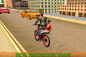 BMX Bicycle Taxi Driving Sim 2018 syot layar 1