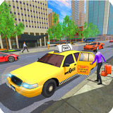 City Taxi Drive Parking Game 3D icône