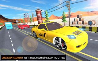 City Taxi Drive Parking Game 3D capture d'écran 3