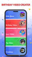 Birthday photo Video Maker تصوير الشاشة 1