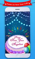 Name On New Year Cake 2019 Affiche