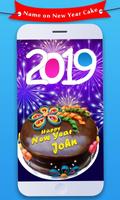 Name On New Year Cake 2019 ảnh chụp màn hình 1