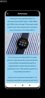 برنامه‌نما Samsung Galaxy Watch 5 عکس از صفحه