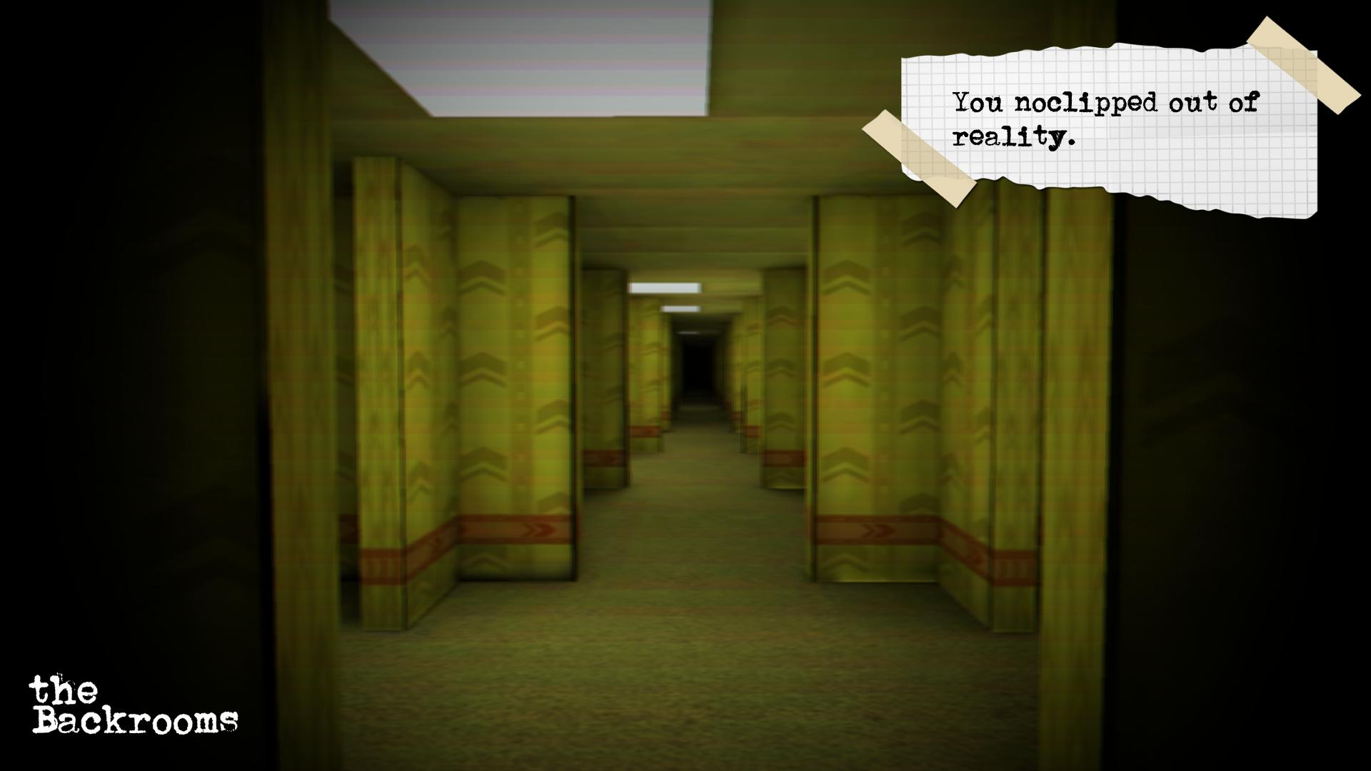 Backroom хоррор