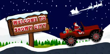 Christmas Santa Claus Hill Sleigh Snow Ride 3D