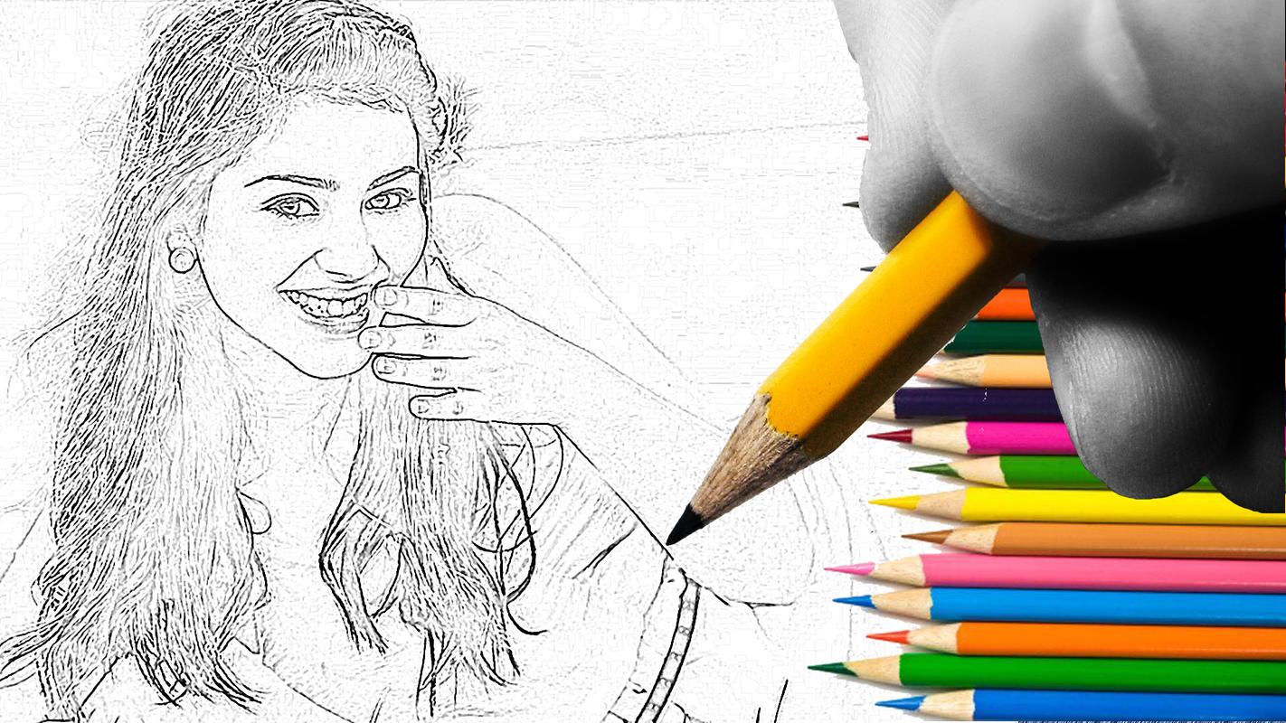Pencil sketch poster