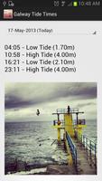 Poster Galway Tide Times