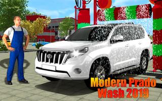 Automatic Prado Wash Service Station 2019 الملصق