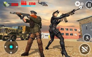 ضربه بندقية: مكافحه الإرهاب FPS إطلاق النار الملصق