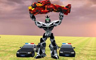 US Police Car Robot Transformation: Robot Strike تصوير الشاشة 1