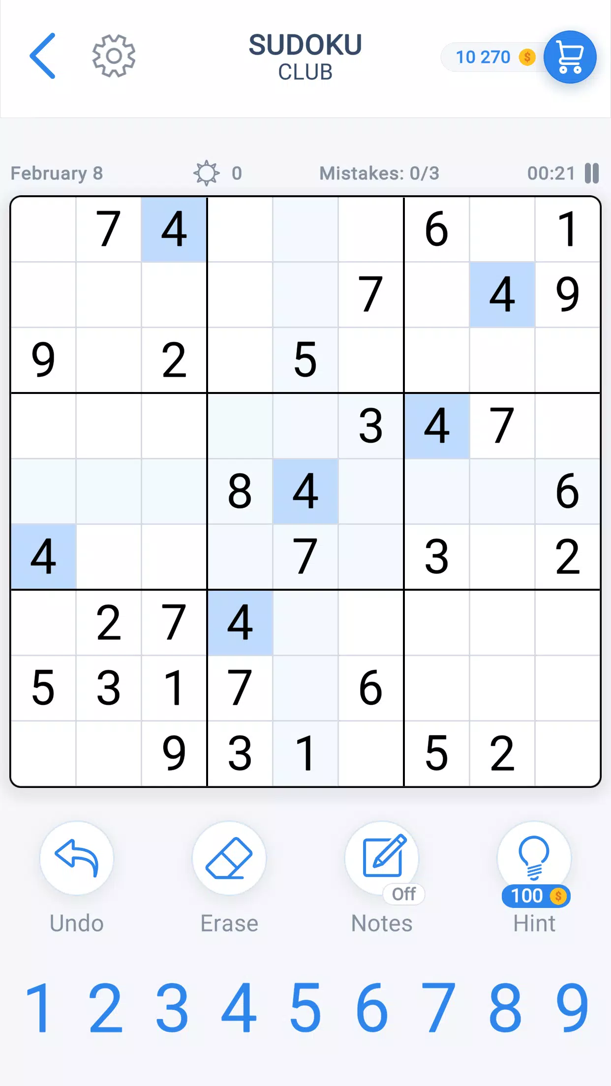 Sudoku Daily Challenge - Jogo Gratuito Online