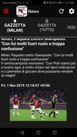 Passion for Milan - News capture d'écran 1