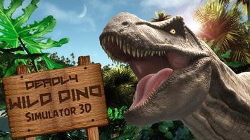 Deadly Wild Dino Simulator 3d Affiche