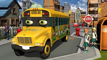Talking School Bus Simulator 海報