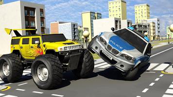 City Crime Gang vs Police Car تصوير الشاشة 1