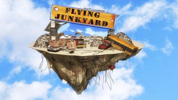 Flying Truck Junkyard Parking poster