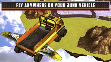Flying Truck Junkyard Parking скриншот 2