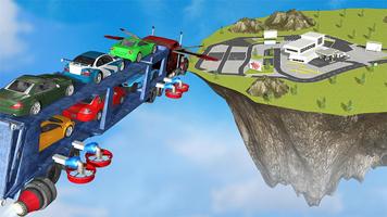 Flying Car Transport Truck 3D اسکرین شاٹ 1