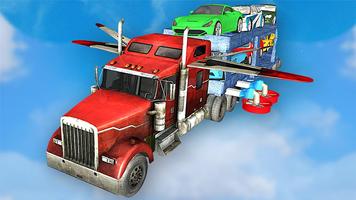 Flying Car Transport Truck 3D اسکرین شاٹ 2