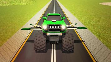 1 Schermata Flying Truck Pilot Driving 3D