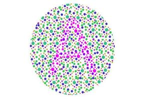 پوستر Color blindness test