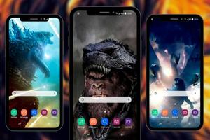 Monster Godzilla Kong Wallpapers পোস্টার