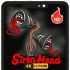 Siren Head Woods Horror Wallpaper icône