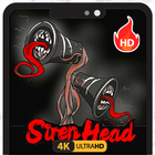 Siren Head Woods Horror Wallpaper أيقونة