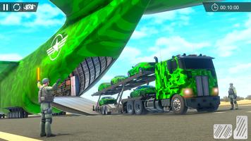 Army Car Transport Truck Games 스크린샷 1