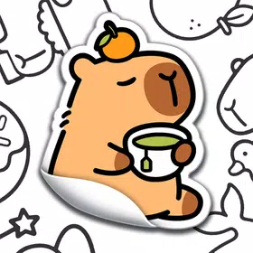 Sticker Book: Color By Number