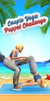 Couple Yoga Puppet Challenge Affiche