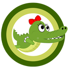 Alli Hungry - funny crocodile 图标