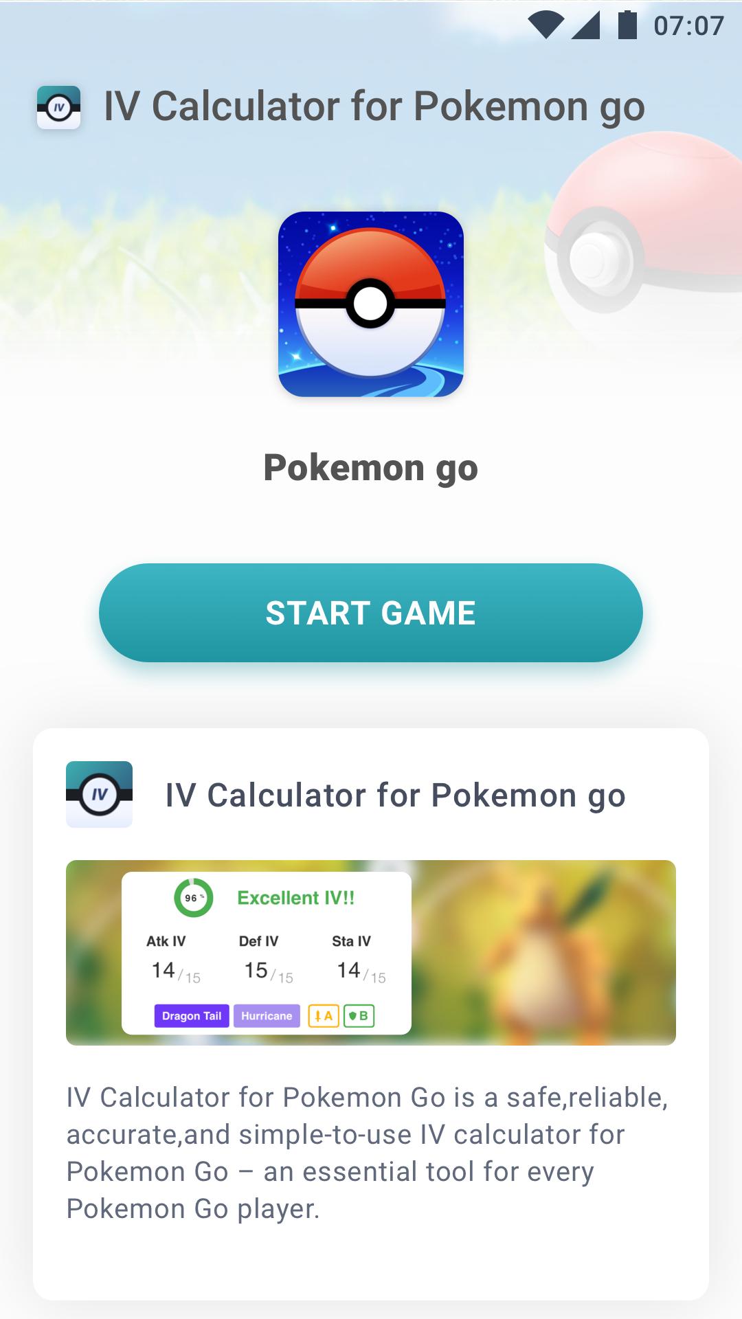 IV Calculator for Pokemon Go APK for Android Download