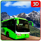 off simulateur conduite de bus route de montagne icône