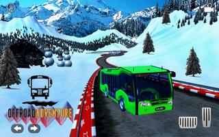 off simulateur conduite de bus route de montagne Affiche