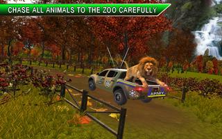 Offroad Army Truck Animal Transport Simulator-poster
