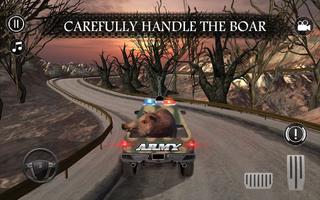 Tentara offroad transportasi truk hewan simulator screenshot 2