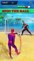 Superhero Beach Soccer poster