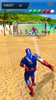 Superhero Beach Soccer screenshot 1