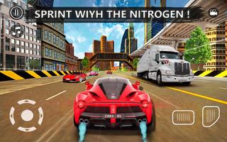 Real Speed Racing Car Driving Simulator 3D plakat