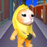 Banana Cat Meme - Run icon