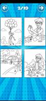 Blippi coloring book постер