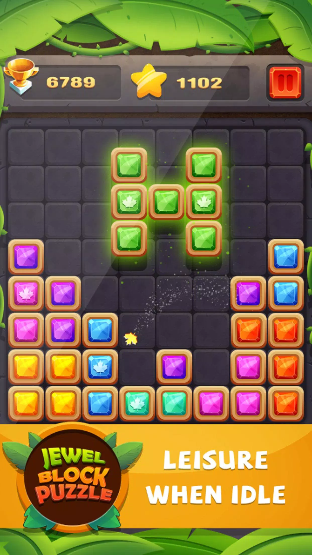 Descarga de Rompecabezas de bloques Block Puzzle: Jewel Leaf para Android