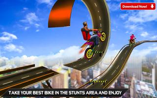 Crazy Bike Stunts 3d Bike Race скриншот 2