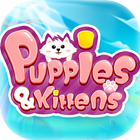 Puppies & Kittens - Line Puzzle Game 圖標