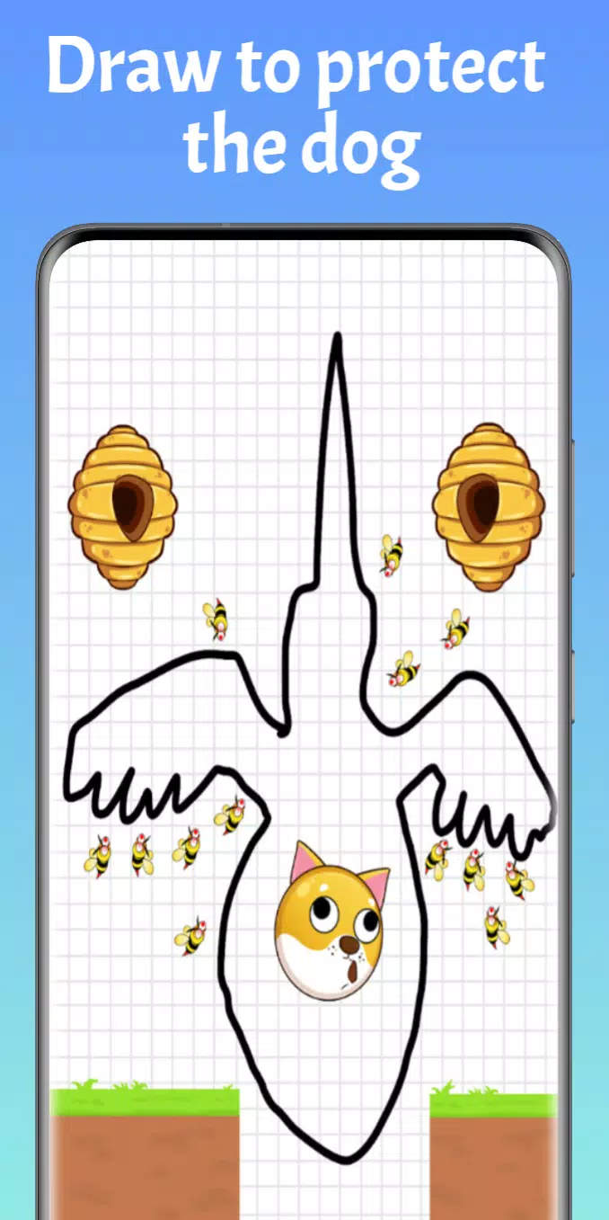 About: Save The Dogi 2 - Dog Bee Draw (Google Play version)