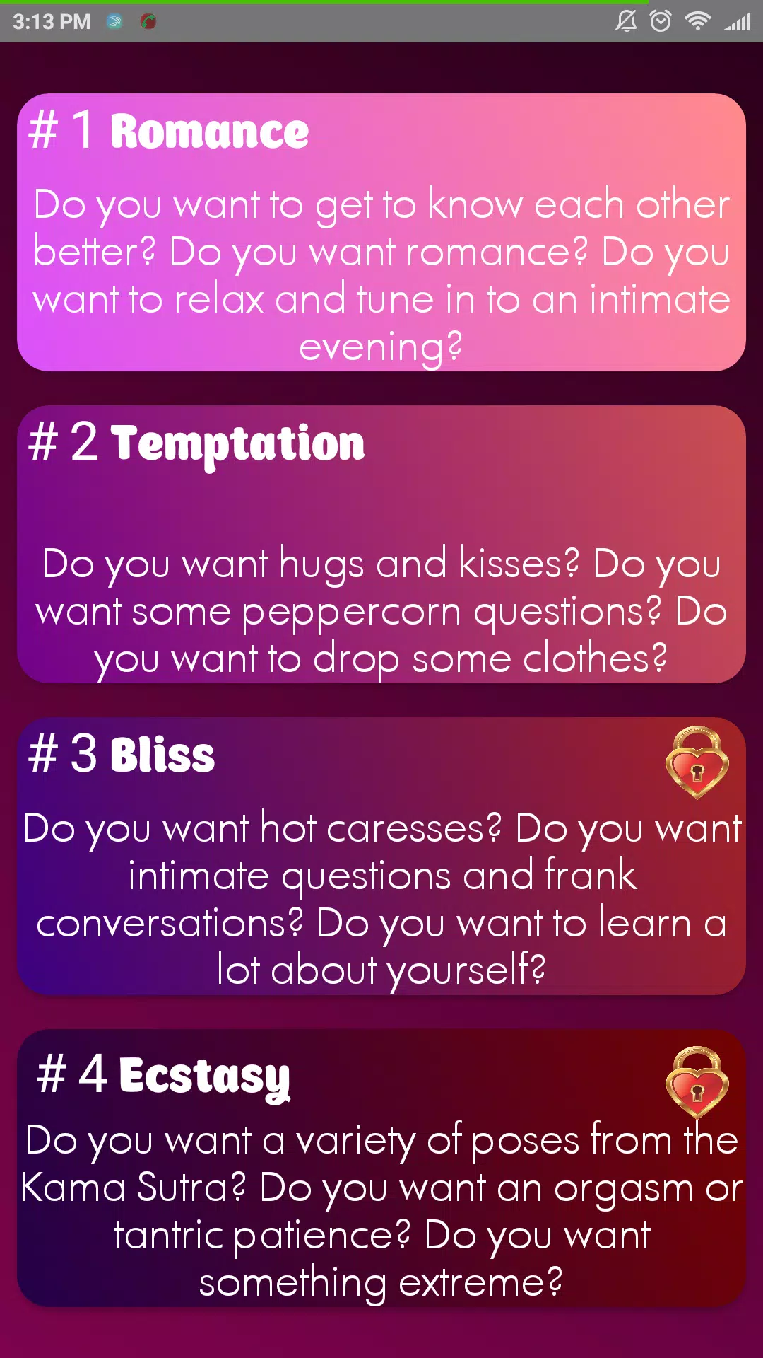 sexy Truth or Dare dirty questions couple games APK pour Android Télécharger