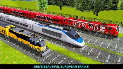 Descargar APK de Euro Tren Juegos de conducción 2019- Train Driving